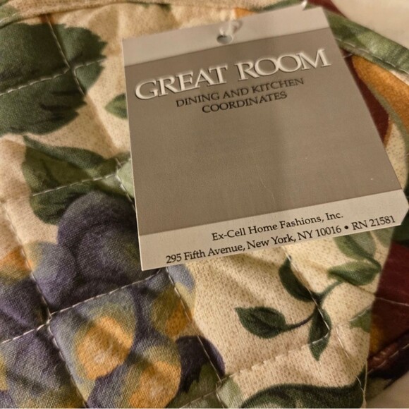 Thanksgiving Fall Harvest Kitchen Linens 2 Dish Towels Oven Mitt Pot Holder NWT - Picture 9 of 10